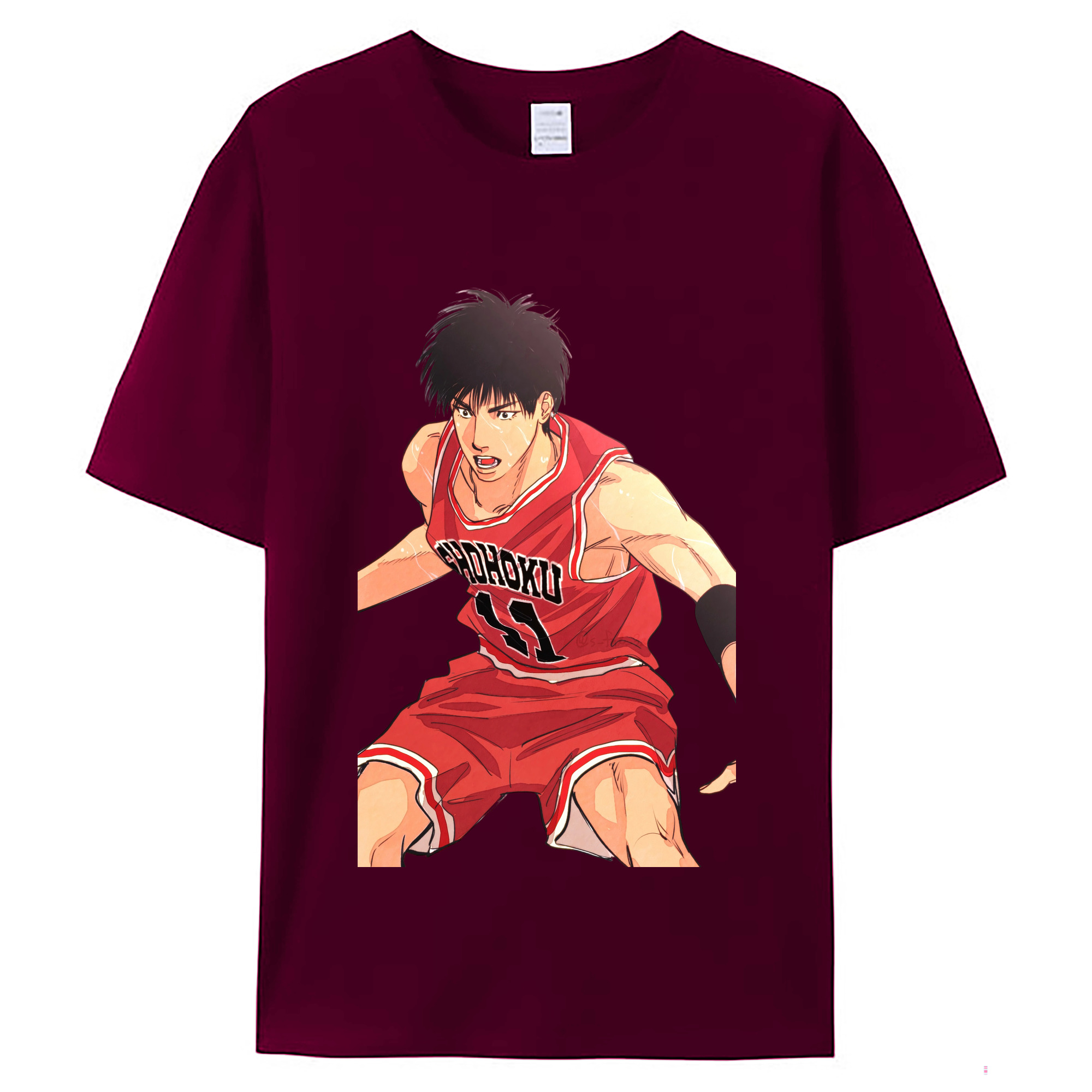 （画像用） SLAM DUNK／スラムダンク レディースカジュアルプリントTシャツ（綿100％）